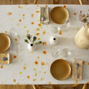 Nappe à impressions végétales – Image 3
