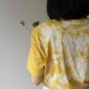 T-shirt Shibori Jaune