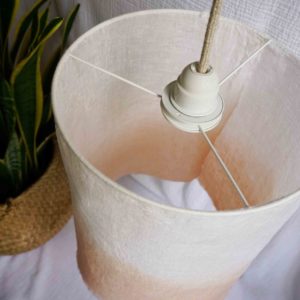 Suspension en voile de lin frangé – Image 6
